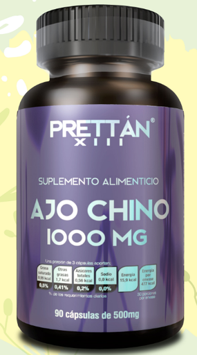 [7501126501127] AJO CHINO PRETTAN 90 CAPS 1000GR