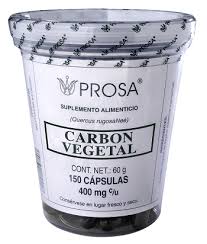 [7501734410903] CARBON VEGETAL  C/150 CAP PROSA