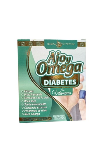 [3166557819472] AJO Y OMEGA DIABETES CON 60 TAB