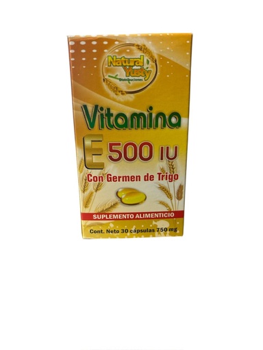 [750348490528] VITAMINA E 500 I U CON GERMEN C/30 YUSTY